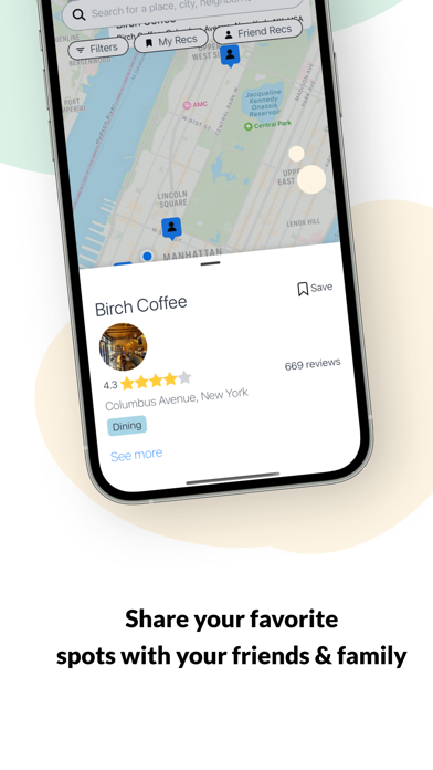 AnyRecs iPhone screenshot 4 - Travel app