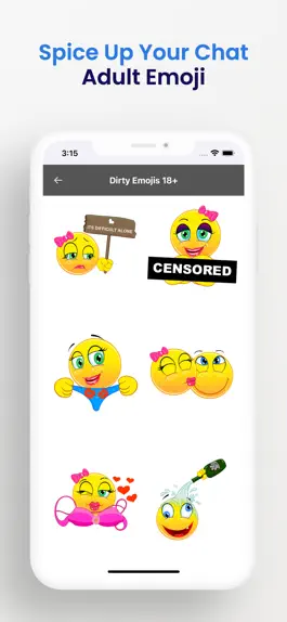 Game screenshot Adult Emoji Dirty Sexy Sticker hack