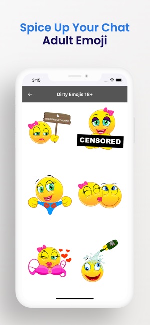 AdultMoji: Adult Emoji Sticker on the App Store