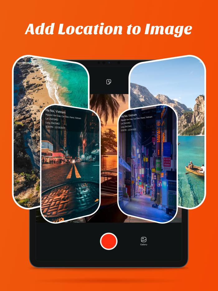 GPS Camera with Time Stamp