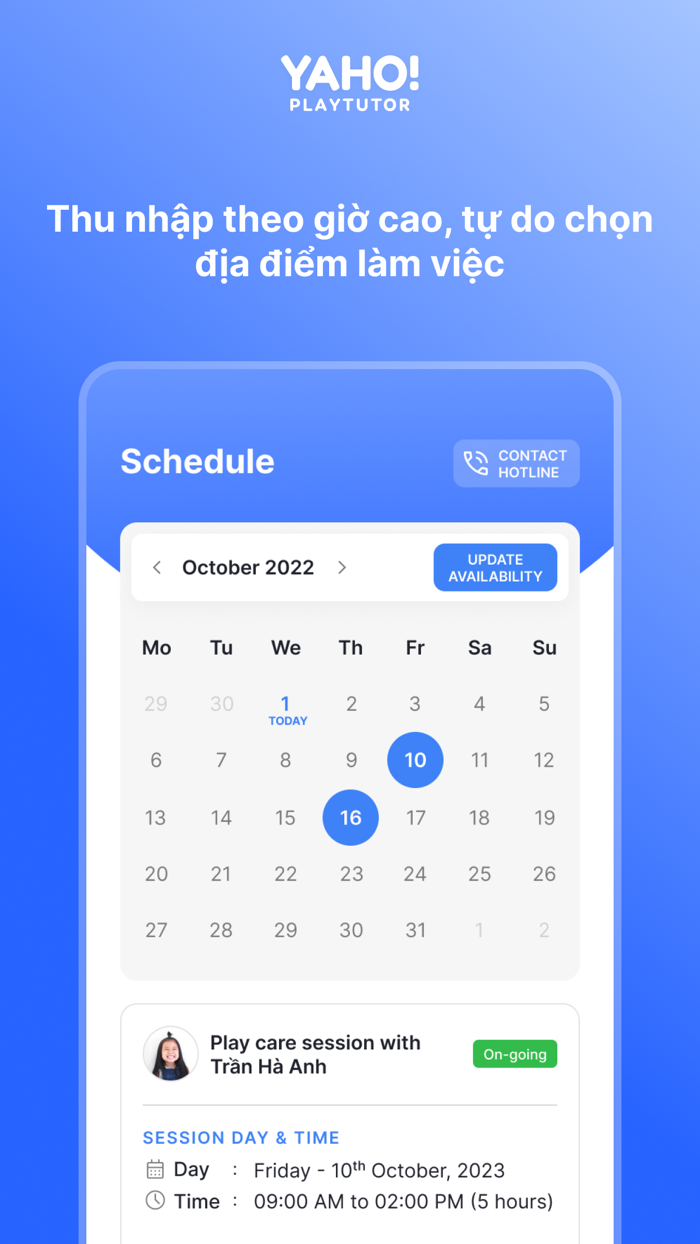 YAHO - App for Playtutor