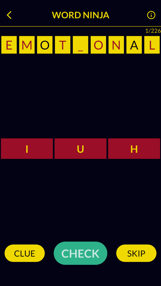 #1. Word Ninja - Word Game (iOS) 由: CENK YILDIRIM