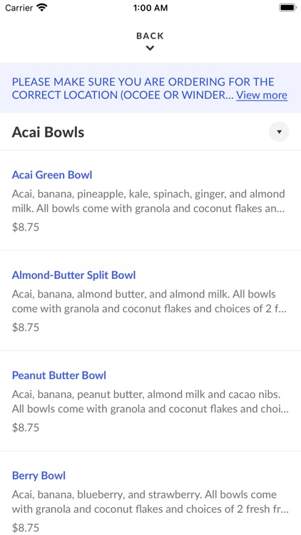 Tru Nature Juice Bar