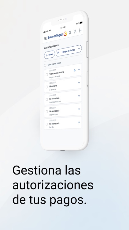 Banco de Bogota App Negocios screenshot-3