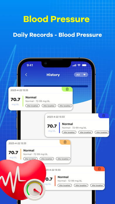 Health Record-Blood Pressure Screenshot