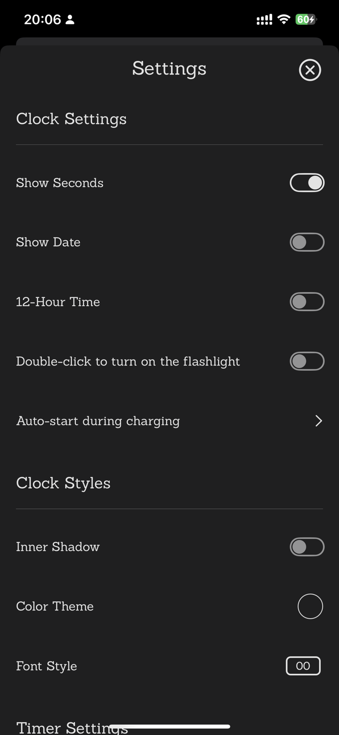JustyClock - Pomodoro and Timer