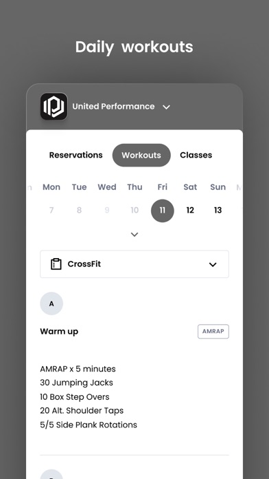 United Performance Screenshot