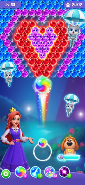 Bubble Shooter Kingdom de Android  Jogo de Bolhas e Decoração de Castelo 