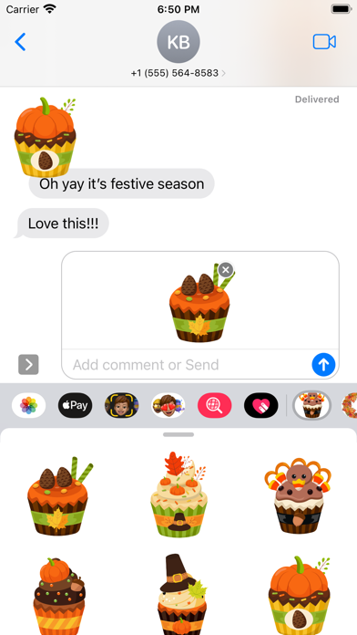 Thanksgiving Stickers ゜゜ Screenshot