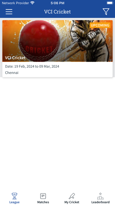 VCI Cricket Screenshot