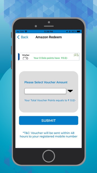 DOLO Rewards App Screenshot