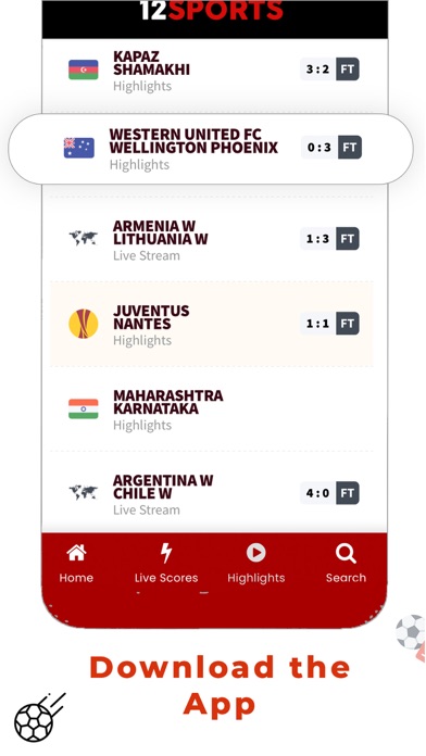 12Sports - Game Is On Screenshot