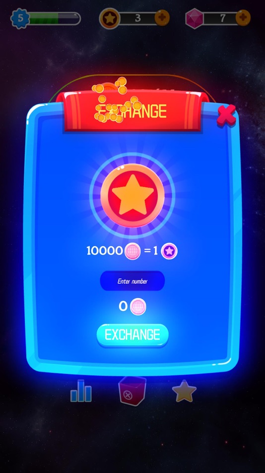 #4. Merge Stars - Mix Planet Games (iOS) By: 冰 冯