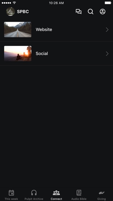 Summit Park Bible Church Screenshot