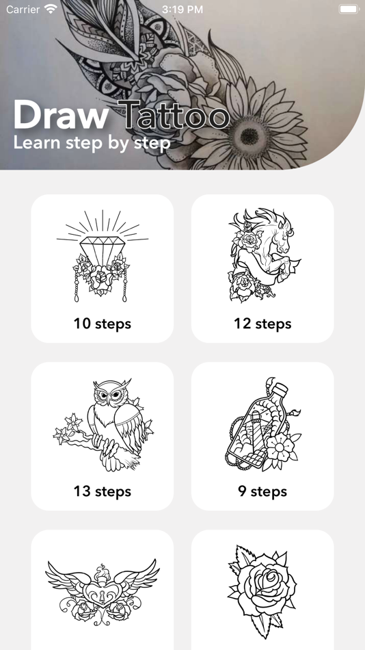 #1. How to Draw Tattoos Easily (iOS) 由: Gorasiya Vishal Nanjibhai