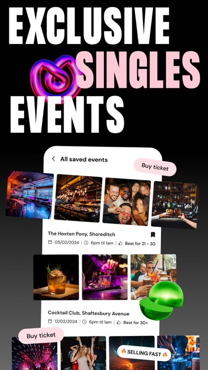 Thursday: Dating app & events