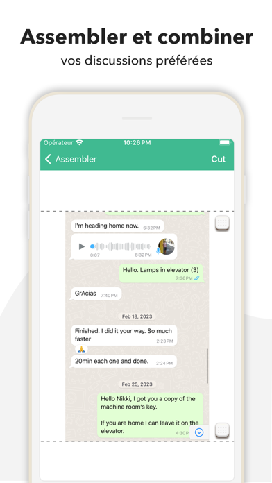 Screenshot #3 pour Exporter les messages en PDF