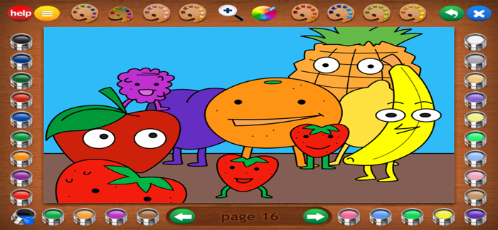 Eating Healthy Coloring Book