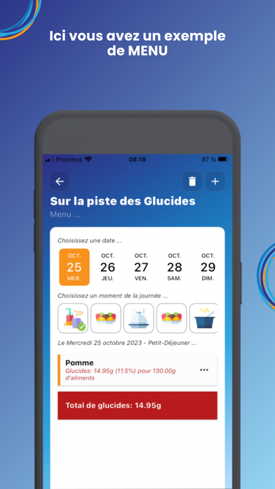 Sur la piste des Glucides Screenshot