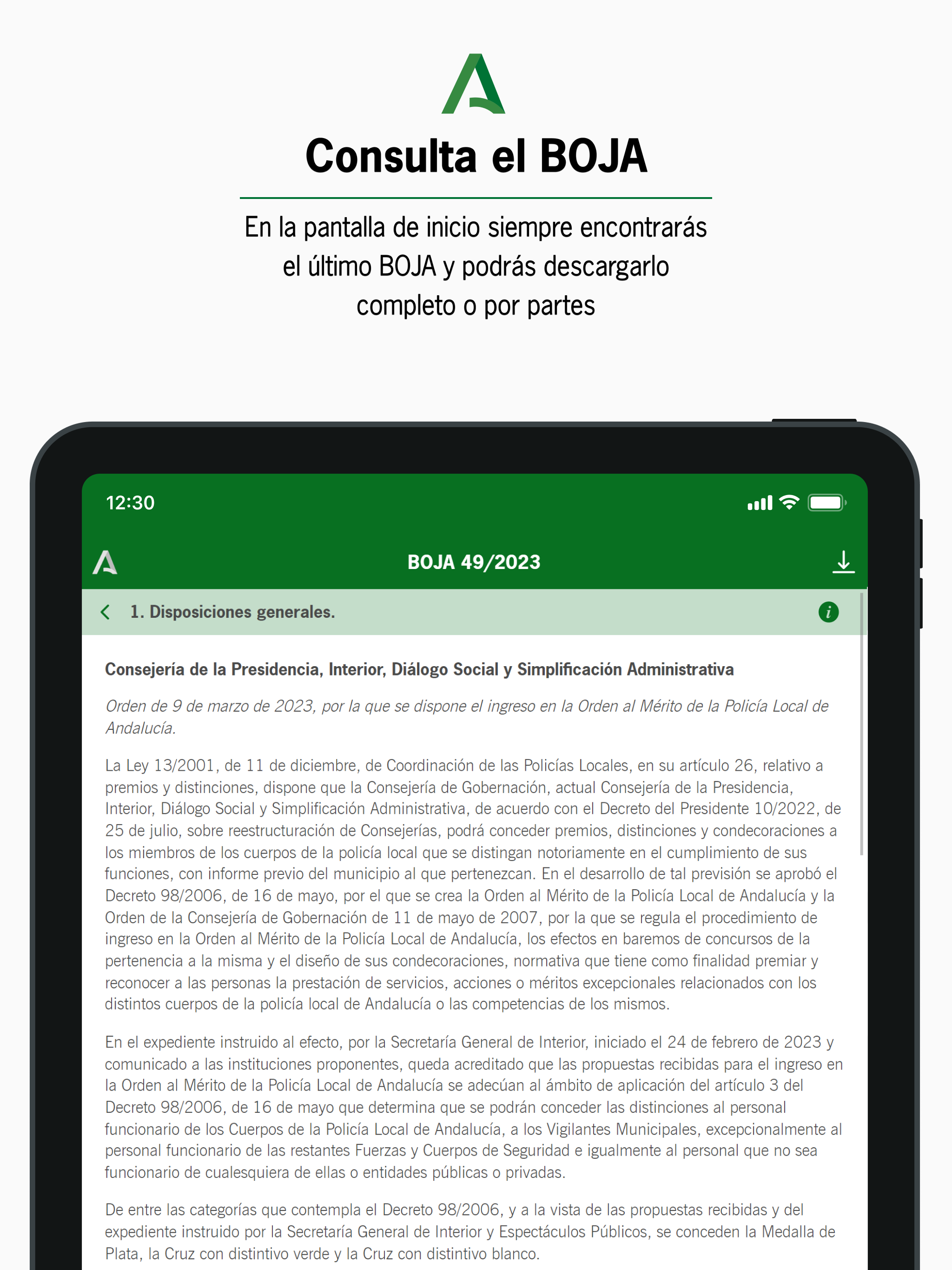 BOJA Boletín Oficial Andalucía