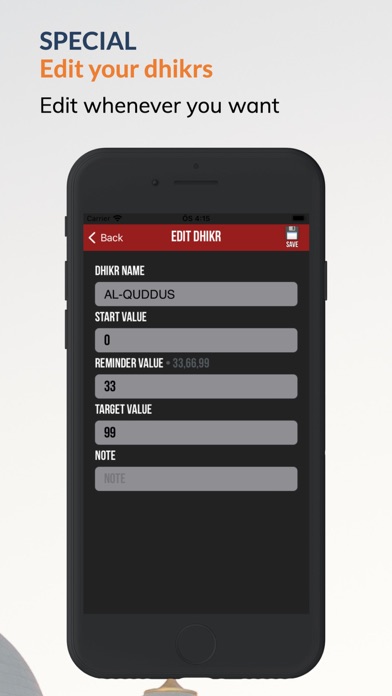 Dhikrmatic Pro - Tasbeeh Screenshot