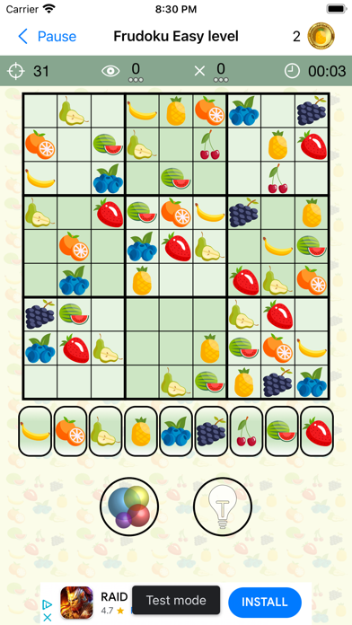 Frudoku Lite Screenshot