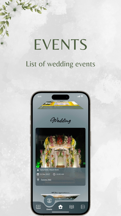 Wedding Invitation. app screenshot