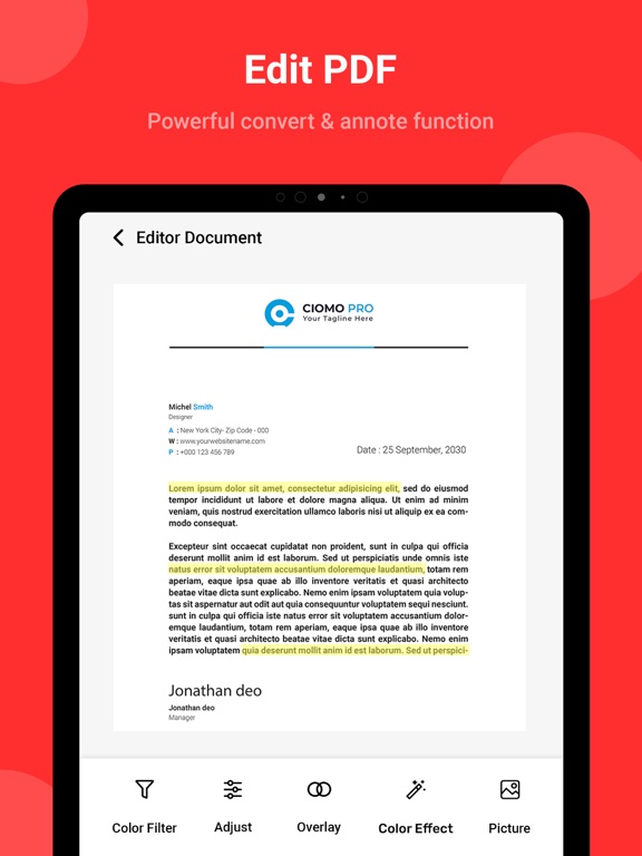 Screenshot #5 pour All Document Reader