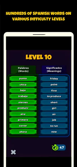Game screenshot Spanish Vocabulary Game hack