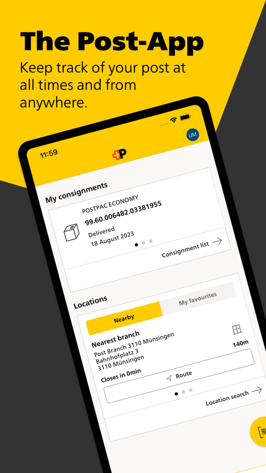 #1. Swiss Post App (iOS) 게시자: Die Schweizerische Post