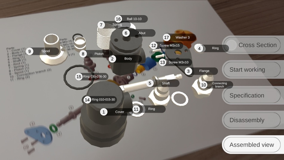 #5. AR for Engineering Graphics (iOS) بواسطة: MIZHNARODNA ASOTSIATSIYA TEKHNOLOGICHNOGO ROZVYTKU TA INNOVATSII