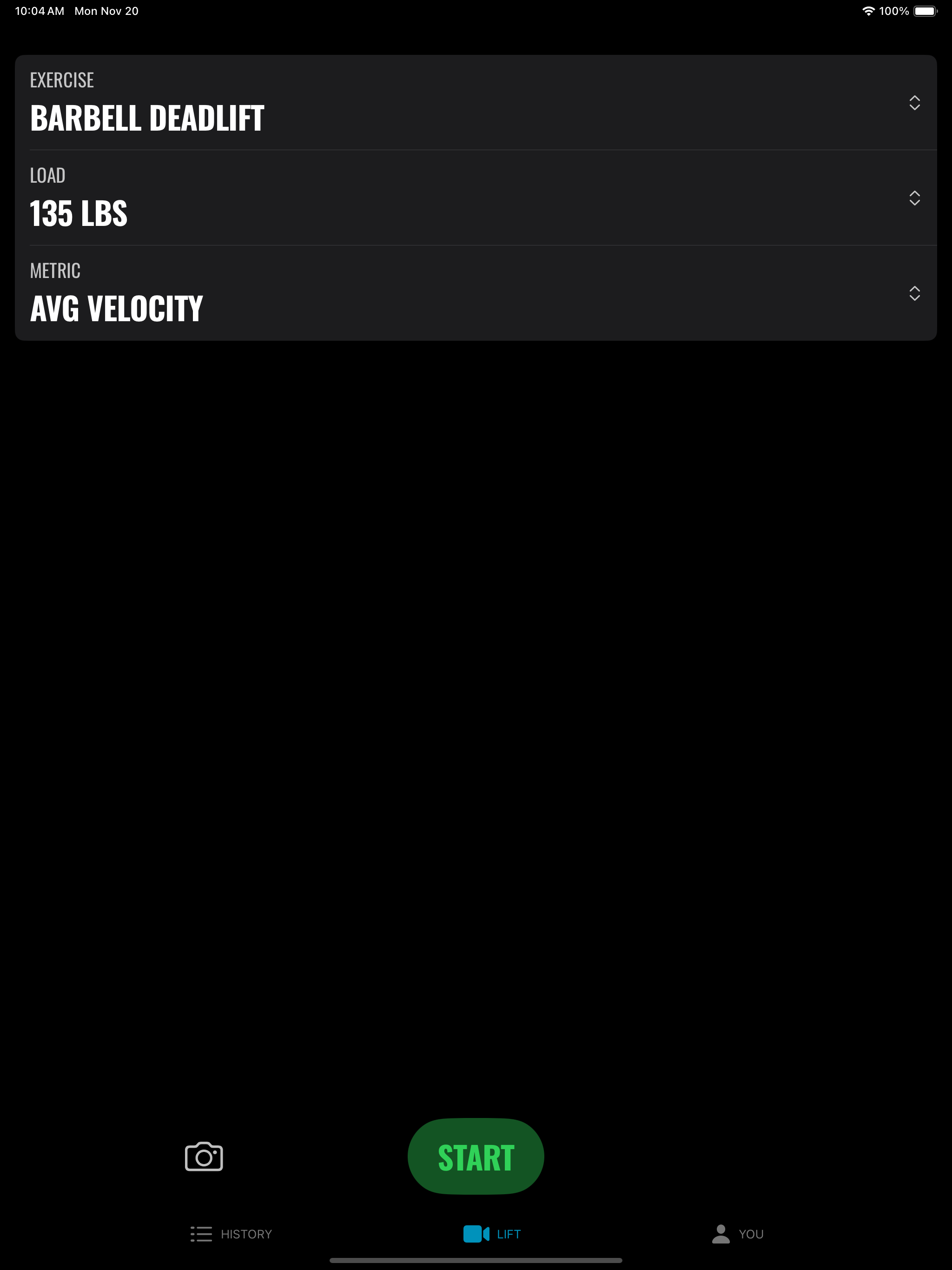 EliteForm Lift Tracker
