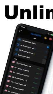 nextvpn: fast safe vpn proxy iphone screenshot 1