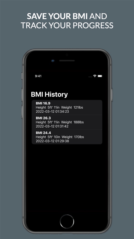 #2. BMI Calculator + Tracker (iOS) بواسطة: Ten Labs Ltd