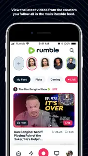 rumble iphone screenshot 1
