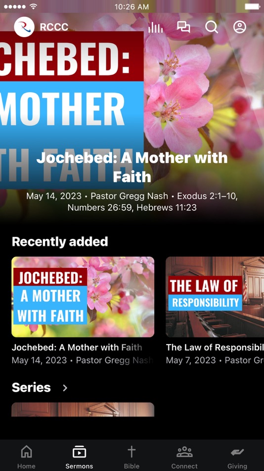 #2. Rock Creek Christian Center (iOS) Ved: Rock Creek Foursquare Church