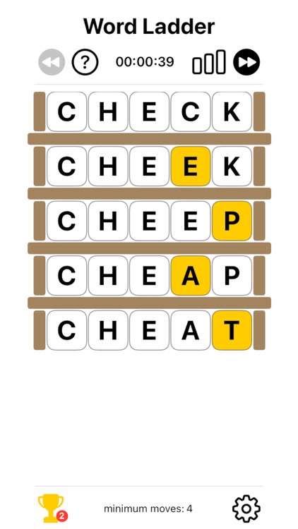 Word Ladder - brain games screenshot-4