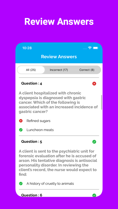 NCLEX PN RN Test Prep Screenshot