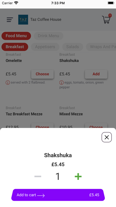 TAZ COFFEE HOUSE Screenshot
