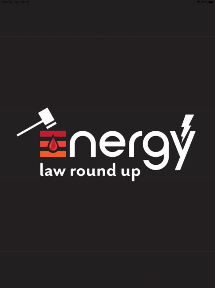 Energy Law Round Up