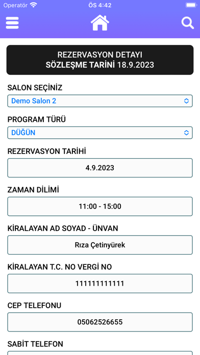 Salon-Takip Online Screenshot