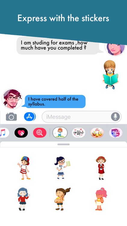 School Girl Emoji screenshot-3