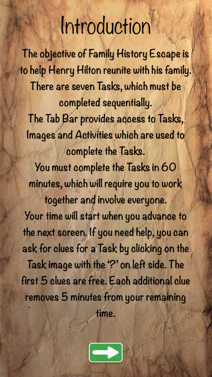 Family History Escape