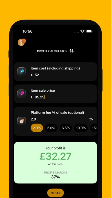 Simple Profit Calculator