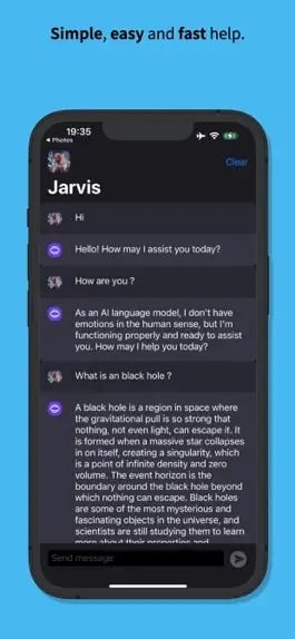 Game screenshot Jarvis - Simple AI Assistance mod apk