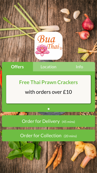 Bua Thai Restaurant Screenshot