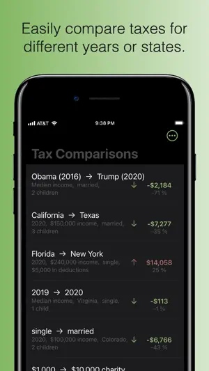Tax Compare screenshot 1