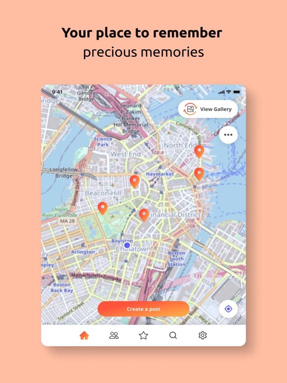 Pincation iPad screenshot 1 - Social Networking app
