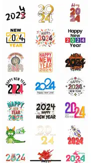 new year 2024 eve stickers iphone screenshot 3