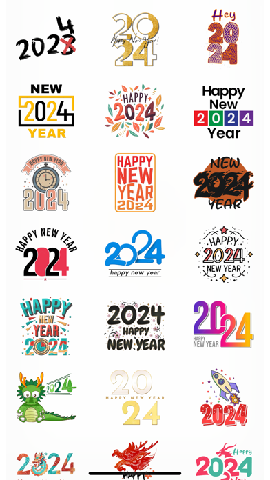 Screenshot #3 pour New Year 2024 Eve Stickers